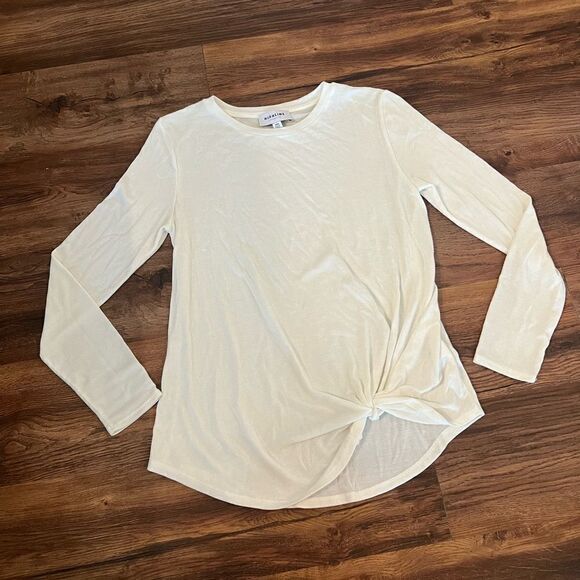 High line Collective Cream Long Sleeve Blouse - Picture 1 of 7
